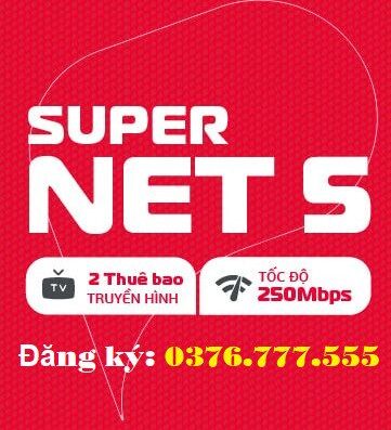 Gói Internet SUPER-NET5 – Tốc độ 250Mbps